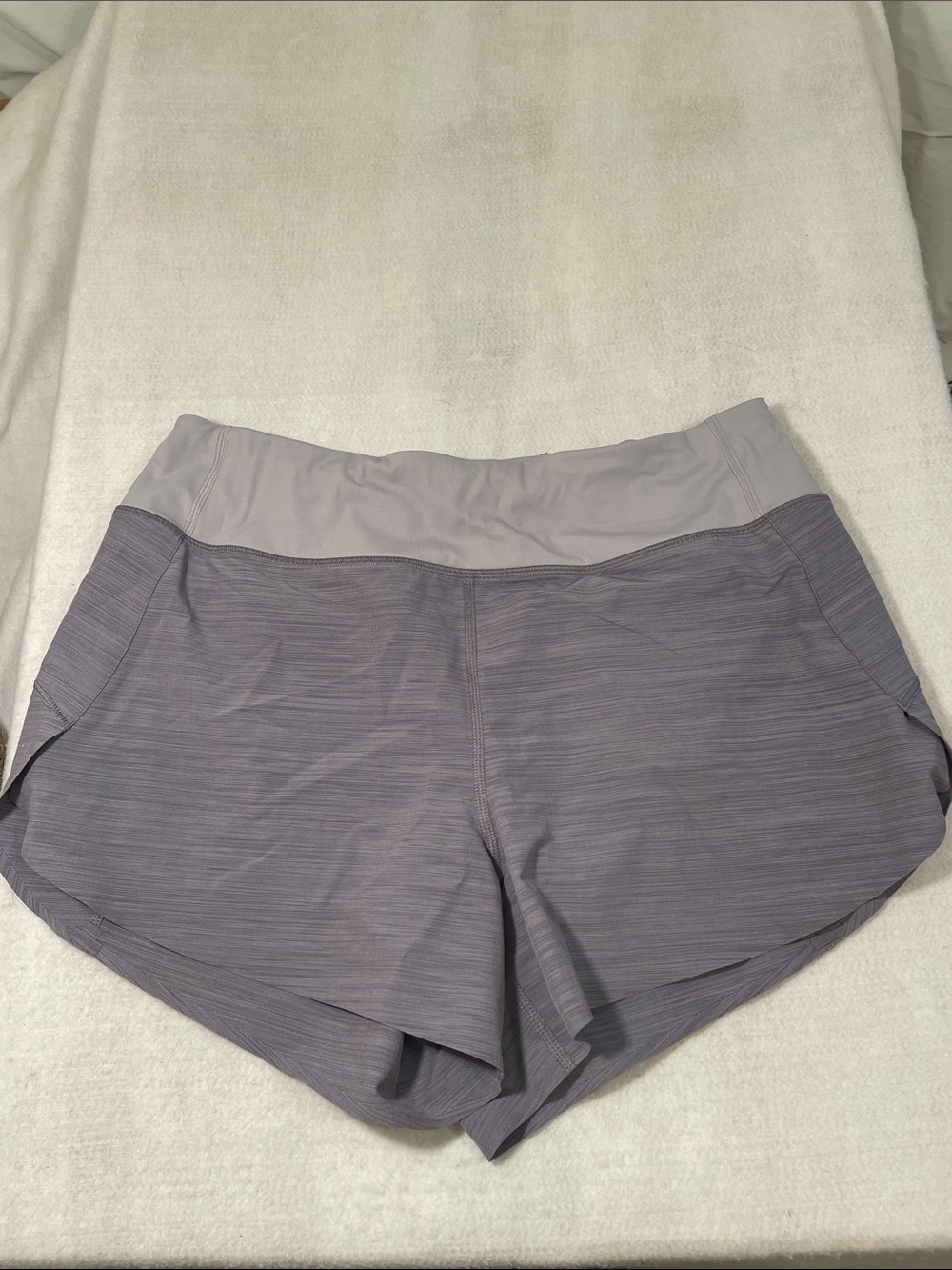 Athleta Lavender Gray Athletic Shorts
